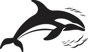 walvis lied serenade iconisch walvis vector subliem piek walvis logo ontwerp