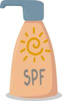 zonnebrand lotion, zonnescherm, uv bescherming zonnescherm. een scherm voor zonnen terwijl zwemmen, een lijn van strand vakantie pictogrammen voor mobiel web infographics. vector illustratie