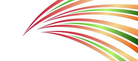 abstract spiraal strepen driekleur Indisch vlag banier achtergrond vector