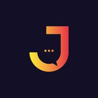 letter j logo pictogram ontwerpsjabloon vector