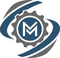 creatief m-logo vector