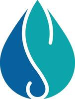 s water laten vallen logo vector