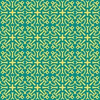 groen olijf- geel mandala kunst naadloos patroon bloemen creatief ontwerp achtergrond vector illustratie