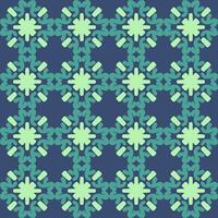 groen blauw turkoois aqua menthe mandala kunst naadloos patroon bloemen creatief ontwerp achtergrond vector illustratie