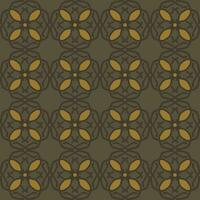 bruin mandala kunst naadloos patroon bloemen creatief ontwerp achtergrond vector illustratie