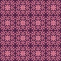 rood magenta paars roze mandala kunst naadloos patroon bloemen creatief ontwerp achtergrond vector illustratie