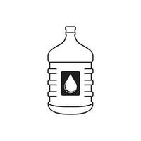 water gallon icoon vector