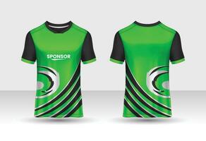 sport- Jersey t overhemd ontwerp concept vector sjabloon, raglan ronde nek tees Amerikaans voetbal Jersey concept met voorkant en terug visie voor krekel, voetbal, volleybal, rugby, tennis en badminton uniform