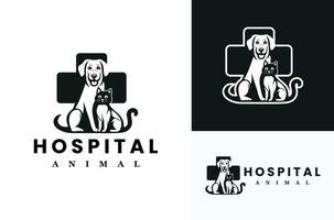 dier medisch Gezondheid ziekenhuis huisdier zorg veterinair kliniek honden en katten vector
