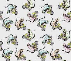 fiets tekenfilm patroon ontwerp vector