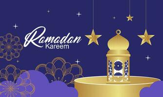 Islamitisch Ramadan kareem viering. Islamitisch groet kaart sjabloon met Ramadan voor behang ontwerp vector