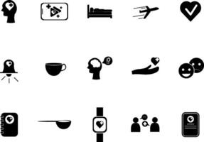 Gezondheid pictogrammen vector verzameling