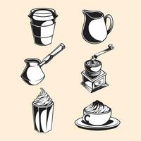 koffie Bedrijfsmiddel vector ontwerp kunst