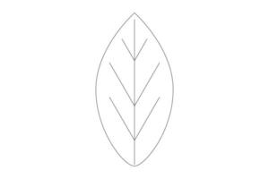 blad vlak icoon. eco groen bladeren. elementen voor eco en bio logos ontwerp. vector illustratie.