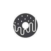 donut icoon. teken voor mobiel concept en web ontwerp. schets vector icoon. symbool, logo illustratie. vector grafiek.