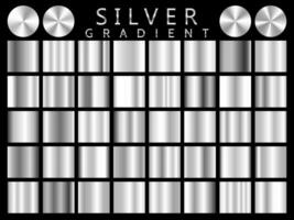 zilver achtergrond structuur vector icoon naadloos patroon. licht, realistisch, elegant, glimmend, metalen en zilver helling illustratie. maas vector. ontwerp voor kader, lint, munt, abstract