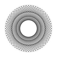 decoratief radiaal cirkel patroon achtergrond vector