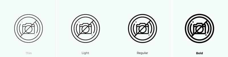 foto icoon. dun, licht, regelmatig en stoutmoedig stijl ontwerp geïsoleerd Aan wit achtergrond vector