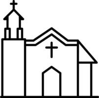 Christendom schets vector illustratie icoon