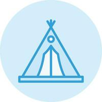 camping tent vector pictogram ontwerp illustratie