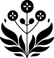 voorjaar - minimalistische en vlak logo - vector illustratie