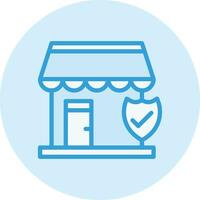 winkel verzekering vector pictogram ontwerp illustratie