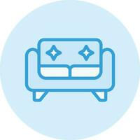 sofa vector pictogram ontwerp illustratie