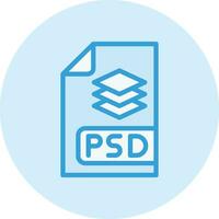 psd het dossier vector icoon ontwerp illustratie