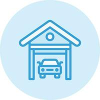 garage vector pictogram ontwerp illustratie