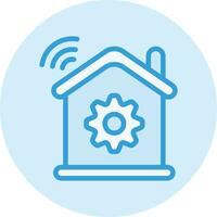slim huis vector icoon ontwerp illustratie