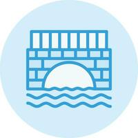 brug vector pictogram ontwerp illustratie