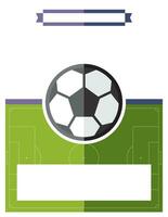 voetbal Amerikaans voetbal spel folder illustratie vector