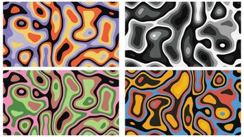 kleurrijk abstract achtergrond met papier kunst vormen met papier besnoeiing vormen vector