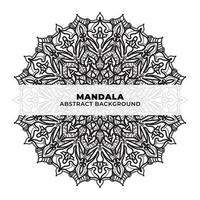 mandala indian henna tattoo patroon of abstracte achtergrond vector