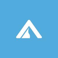 abstract driehoek logo sjabloon ontwerp vector