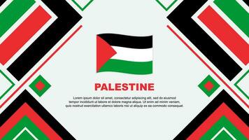 Palestina vlag abstract achtergrond ontwerp sjabloon. Palestina onafhankelijkheid dag banier behang vector illustratie. Palestina vlag