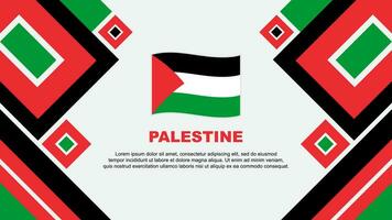 Palestina vlag abstract achtergrond ontwerp sjabloon. Palestina onafhankelijkheid dag banier behang vector illustratie. Palestina tekenfilm