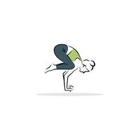 yoga en pilates poses logo , gestileerde vector symbolen, Gezondheid zorg en geschiktheid concept vector illustratie, geschikt voor uw ontwerp nodig hebben, logo, illustratie, animatie, enz.