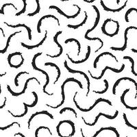 abstract kolken stoutmoedig ongelijk lijnen naadloos patroon. modieus getextureerde afdrukken met kolken lijnen. artistiek elegant vector naadloos achtergrond ontwerp. chaotisch inkt borstel rimpeling lijnen decoratief textuur.