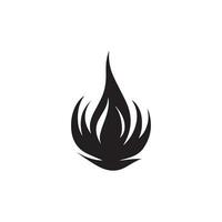 brand vlam icoon vector ontwerp symbool van macht en energie. vlak stijl