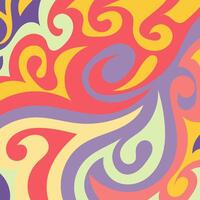 abstract plein achtergrond met swirly curves structuur ornamenten. vector