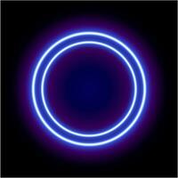 neon abstract ronde. vector
