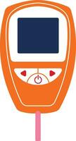 glucose meter voor diabetes vector illustratie