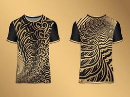abstract wervelingst-shirt sierontwerp vector