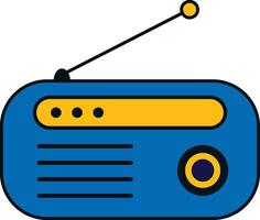 radio podcast audio vector illustratie