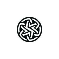 sier- brief s medaille logo vector