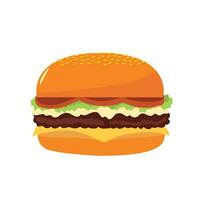 cheeseburger vector illustratie