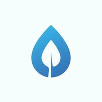 water laten vallen logo vector icoon