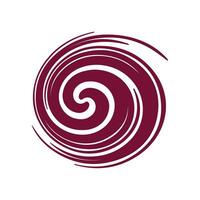 orkaan logo symbool abstract icoon vector illustratietwist of twister logo sjabloon