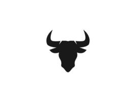 stier hoofd logo vector icoon illustratie, logo sjabloon